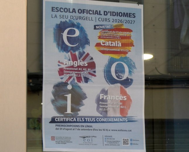 L’EOI DE LA SEU D’URGELL INCORPORA UN NOU NIVELL DE CATALÀ AQUEST CURS