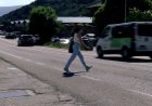  CONCENTRACIÓ A L’N-260 PER RECLAMAR UN PAS DE VIANANTS A CASTELLCIUTAT