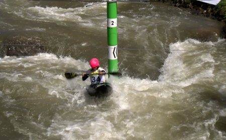 TRET DE SORTIDA A LA FINAL DE LA COPA DEL MÓN DE PADDLE SLALOM A LA SEU D’URGELL