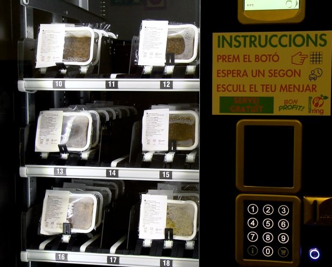 L’EXCEDENT DELS MENJADORS ESCOLARS DE L’ALT URGELL ARRIBA A LA POBLACIÓ AMB UNA MÀQUINA