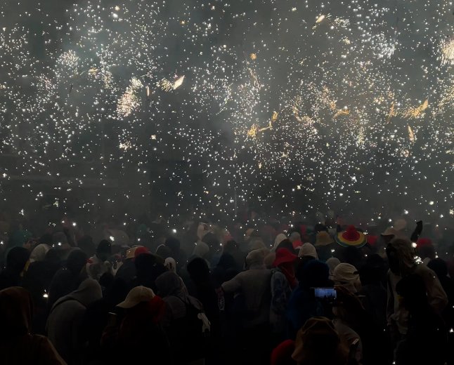 EL CORREFOC I THE TYETS, PLATS FORTS DE LA RECTA FINAL DE LA FESTA MAJOR DE LA SEU D’URGELL
