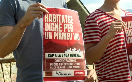 MOBILITZACIONS PER L’HABITATGE AL PIRINEU PER REIVINDICAR LES PARTICULARITATS DEL TERRITORI 
