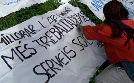 EL SECTOR SOCIAL DE L’ALT URGELL ALÇA LA VEU PER RECLAMAR MILLORES LABORALS