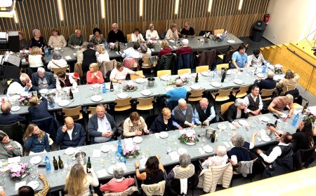 LA FESTA DELS AVIS D’ALP CELEBRA ELS 40 ANYS AMB UN DINAR AMB 150 COMENSALS