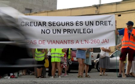 SUSPÈS EL TALL DE CARRETERA A CASTELLCIUTAT A L’ESPERA DE L’INICI DE L’OBRA