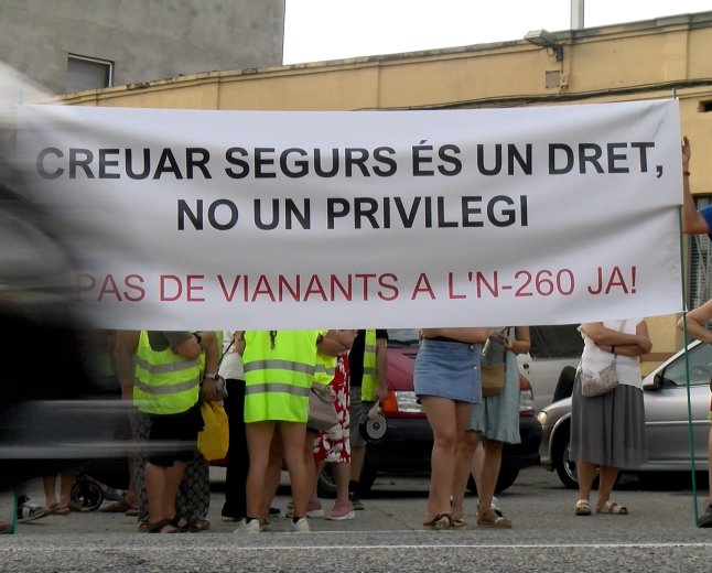 SUSPÈS EL TALL DE CARRETERA A CASTELLCIUTAT A L’ESPERA DE L’INICI DE L’OBRA